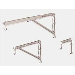 Da-Lite 40932 PAIR OF NO 6 WALL BRACKETS 6IN EXT WHTE