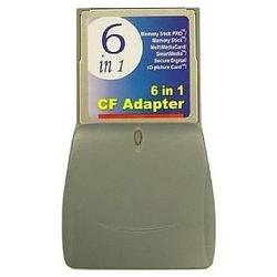 General Brand 6 IN 1 ADPTR f/SD/MMC/MS/SM/XD (TO CF)