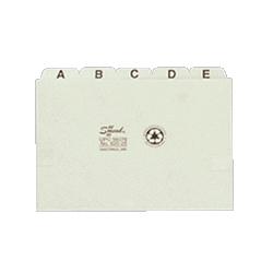 Smead Manufacturing Co. A-Z Guide, 5 x3 , Self Tabbed, Pressboard, Green (SMD55276)