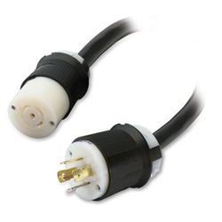 AMERICAN POWER CONVERSION APC 5-Wire Power Extension Cable - 250V AC - 10ft - Black