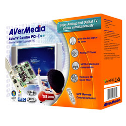 AVERMEDIA AVerMedia AVerTV Combo TV/Digital Tuner & Video Capture PCI Express Card - Media Center Upgrade Kit