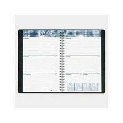House Of Doolittle Academic Appointment Book (Aug-Aug), One Week/Spread, 5 x 8, Black (HOD27502)