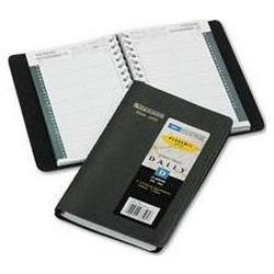 At-A-Glance Academic/Fiscal (Jul-Jun) Daily Appointment Book, 15-Min. Appts., 4-7/8x8, Black (AAG7080705)