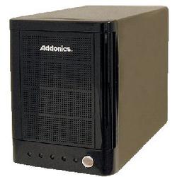 ADDONICS Addonics MST4ML-B Mini Storage Tower Enclosure - Storage Enclosure - 4 x 3.5 - 1/3H Front Accessible - Black
