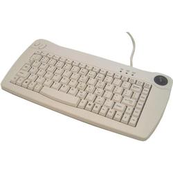 ADESSO Adesso ACK-5010PW Mini Keyboard - PS/2 - QWERTY - 89 Keys - White
