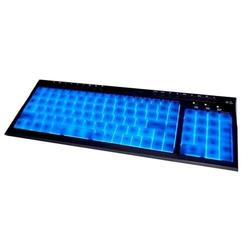 ADESSO Adesso EL-9805PB Multimedia Illuminated Keyboard - PS/2 - QWERTY - 106 Keys