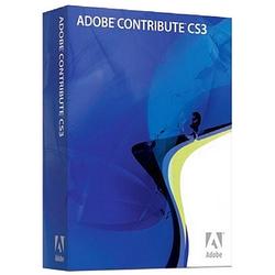 ADOBE SYSTEMS Adobe Contribute CS3 - Complete Product - Standard - 1 User - Mac, Intel-based Mac