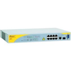 ALLIED TELESYN INC. Allied Telesis AT-8000/8PoE Managed PoE Switch - 8 x 10/100Base-TX LAN, 1 x 10/100/1000Base-T LAN