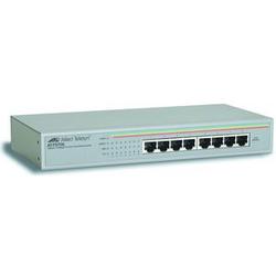 ALLIED TELESYN INC. Allied Telesis AT-FS708/POE 8-port 10/100TX unmanaged POE switch - 8 x 10/100Base-TX LAN