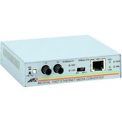 ALLIED TELESYN INC. Allied Telesis AT-MC101XL-90 Fast Ethernet Media Converter - 1 x RJ-45 , 1 x ST Duplex - 100Base-TX, 100Base-FX - Wall-mountable
