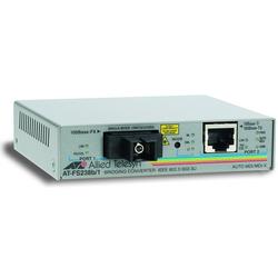 ALLIED TELESYN INC. Allied Telesis Fast Ethernet Single Strand Fiber Media Converter - 1 x RJ-45 , 1 x SC - 10/100Base-TX, 100Base-FX