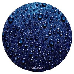 Allsop Raindrop Slimline Mouse Pad - Blue
