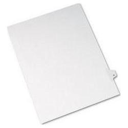 Avery-Dennison Allstate® Style Legal Side Tab Dividers, Tab Title 21, 11 x 8-1/2, 25/Pack (AVE82219)