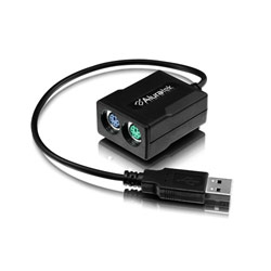 ALURATEK Aluratek USB to PS/2 Adapter Cable - 2 x 6-pin mini-DIN Female to 4-pin Type A Male USB