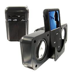 Wireless Emporium, Inc. Amplified Portable Speakers for iPod Nano/Mini/Photo/Video (BLACK)