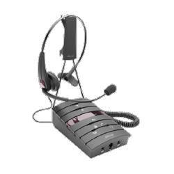 Compucessory Amplifier/Headset Kit, with Headset Stand,Microphone/Speaker,BK (CCS55250)
