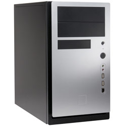 ANTEC Antec New Solution Series NSK3480 Chassis - Tower APFC Power Supply 380W 3 x External, 1 x Internal - Black, Silver
