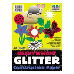 Riverside Paper Art Street Glitter Construction Paper