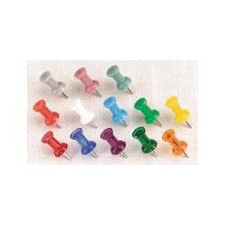 Universal Office Products Assorted Rainbow Color Push Pins with 3/8 Point, 20 Push Pins per Pack (UNV21210)