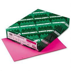 Wausau Papers Astrobrights® Colored Paper, 8-1/2 x 11, 24-lb., Pulsar Pink™, 500 Sheets/Ream (WAU22621)