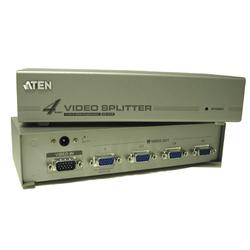 ATEN Aten 4 port Video Splitter - 1 x D-Sub (HD-15) Computer, 4 x D-Sub (HD-15) Monitor - 1920 x 1440 @ 60 Hz - SVGA, XGA