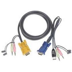 ATEN Aten 6 ft. USB KVM Cable with Audio