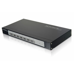 ATEN Aten KH88 8-Port KVM Switch - 8 x 1 - 8 x mini-DIN (PS/2) Keyboard, 8 x mini-DIN (PS/2) Mouse, 8 x HD-15 Video - 1U - Rack-mountable
