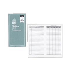 Dome Publishing Company Auto Mileage Book, 12 Monthly Forms, 3-1/4 x6-1/4, Gray (DOM770)