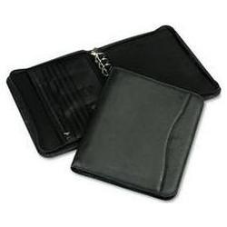 Daytimer/Acco Brands Inc. Avalon Leather-Like Vinyl Personal Organizer Binder, 8-1/2 x 11, Black (DTM35031)