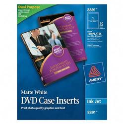 Avery-Dennison Avery Dennison DVD Case Inserts - Matte - 20 x Inserts