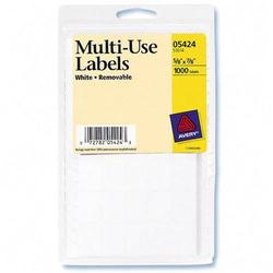 Avery-Dennison Avery Dennison Handwritten Removable ID Labels - 0.62 Width x 0.87 Length - Removable/ Pack - White
