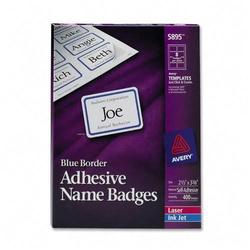 Avery-Dennison Avery Dennison Name Badge Label - 2.33 Width x 3.37 Length - Removable - 400 / Box