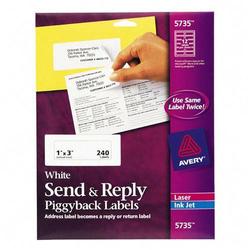 Avery-Dennison Avery Dennison Specialty Piggyback Mailing Labels