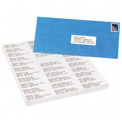 Avery-Dennison Avery Dennison White Mailing Labels - 1.5 Width x 2.81 Length - Permanent - 16500 / Box - White