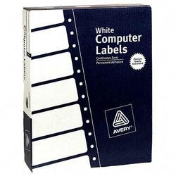 Avery-Dennison Avery Dennison White Mailing Labels - 3.5 x 0.93 - 20000 x Label - White