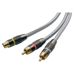 Axis Stereo Audio/S-Video Cable - RCA - S-Video - 3.28ft