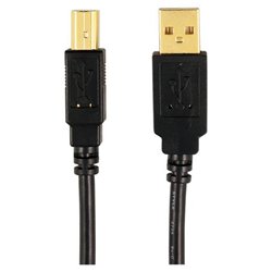 Axis USB 2.0 Cable - 1 x Type A USB - 1 x Type B USB - 6ft