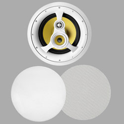 BIC America Kevlar VK-310C In-Ceiling Speaker - 3-way Speaker - Cable - White
