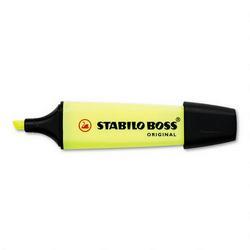 Stabilio/Avery-Dennison BOSS® Original Highlighter, Chisel Tip, Fluorescent Yellow Ink (SWS48591)