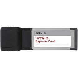 BELKIN COMPONENTS Belkin 1-Port FireWire ExpressCard - 1 x IEEE 1394a - FireWire - Plug-in Module