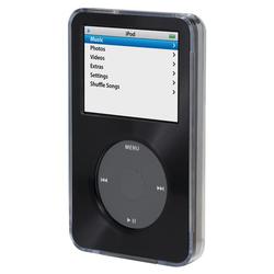 Belkin Acrylic iPod Case with Brushed Metal Cover - Acrylic - Black