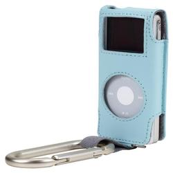 Belkin Carabiner Case for iPod nano - Slide Insert - Clip - Leather - Black