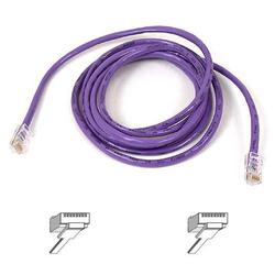 BELKIN COMPONENTS Belkin Cat5e Patch Cable - 1 x RJ-45 Network - 1 x RJ-45 Network - 50ft - Purple (A3L791-50-PUR)