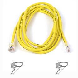 BELKIN COMPONENTS Belkin Cat5e Patch Cable - 1 x RJ-45 Network - 1 x RJ-45 Network - 50ft - Yellow (A3L791-50-YLW)