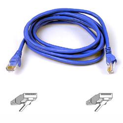 BELKIN COMPONENTS Belkin Cat6 Patch Cable - 1 x RJ-45 Network - 1 x RJ-45 Network - 5ft - Blue