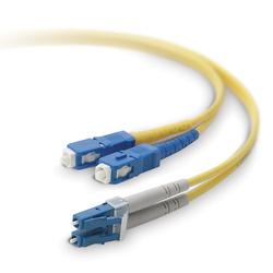 BELKIN COMPONENTS Belkin Duplex Fiber Optic Cable - 2 x LC - 2 x SC - 49.21ft