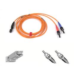 BELKIN COMPONENTS Belkin Duplex Fiber Optic Patch Cable - 1 x MT-RJ Network - 2 x ST Network - 3ft - Orange