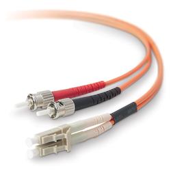 BELKIN COMPONENTS Belkin Duplex Fiber Optic Patch Cable - 2 x LC - 2 x ST - 6.56ft (F2F202L0-02M)