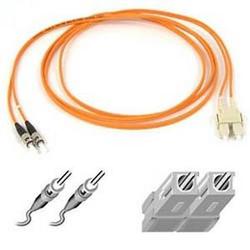 BELKIN COMPONENTS Belkin Duplex Fiber Optic Patch Cable - 2 x SC - 2 x ST - 3.28ft - Orange