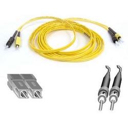 BELKIN COMPONENTS Belkin Duplex Fiber Optic Patch Cable - 2 x ST Network - 2 x SC Network - 10ft - Yellow